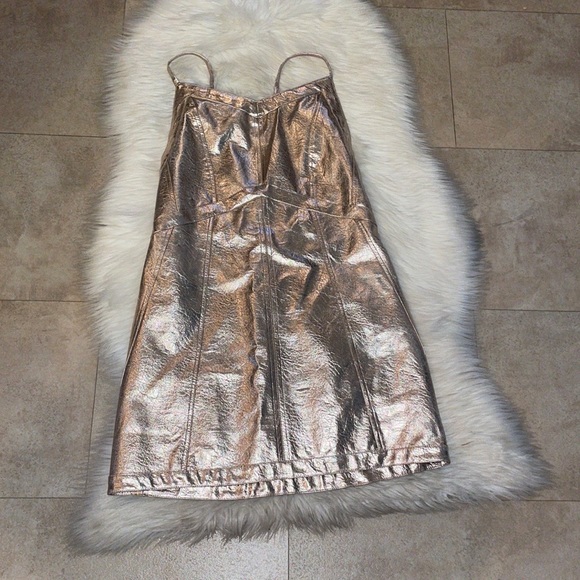 For Love & Lemons Luna Metallic Mini Dress - Picture 6 of 13